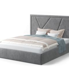 Кровать Индиго 1600*2000 NEO 25 (серый) в Сысерти - sysert.mebel24.online | фото