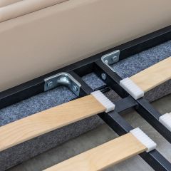 Кровать двойная Оливия 160 + ортопед. основание в Сысерти - sysert.mebel24.online | фото 15