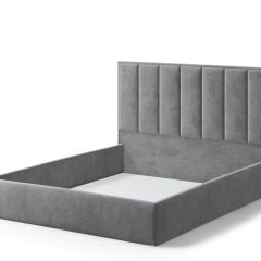 Кровать Лира 1600*2000 NEO 25 (серый) в Сысерти - sysert.mebel24.online | фото 3