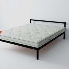 Кровать Мета с матрасом 1600 (черный) в Сысерти - sysert.mebel24.online | фото