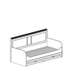 Кровать односпальная с ящиками №250 Белла в Сысерти - sysert.mebel24.online | фото 2