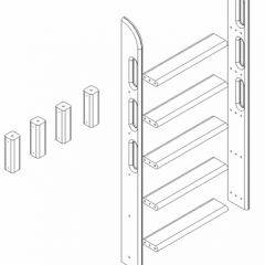 Кровать Сонечка 2-х ярусная (модульная) в Сысерти - sysert.mebel24.online | фото 12