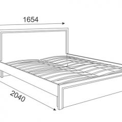 Кровать 1.6 Беатрис М07 Стандарт с ортопедическим основанием (дуб млечный) в Сысерти - sysert.mebel24.online | фото