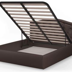Кровать Стелла 1400*2000 Rock 05 (коричневый) в Сысерти - sysert.mebel24.online | фото 4