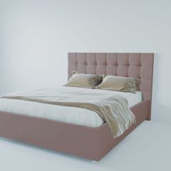 Кровать Венеция с ПМ 1200 (велюр темно-серый) в Сысерти - sysert.mebel24.online | фото 2