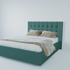 Кровать Венеция с ПМ 1600 (велюр бирюзовый) в Сысерти - sysert.mebel24.online | фото 2