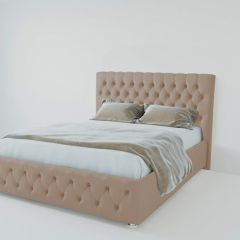 Кровать Версаль с ПМ 1200 (велюр серый) в Сысерти - sysert.mebel24.online | фото