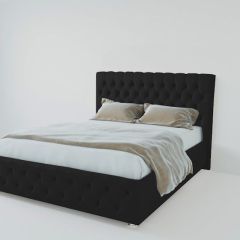 Кровать Версаль с ПМ 1400 (экокожа кольт ч) в Сысерти - sysert.mebel24.online | фото