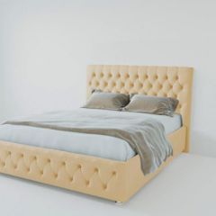 Кровать Версаль с ПМ 900 (экокожа бежевая) в Сысерти - sysert.mebel24.online | фото