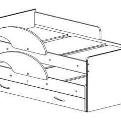 Кровать выкатная Радуга (Матрешка) 800*1600/1650 в Сысерти - sysert.mebel24.online | фото 15