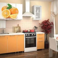 Кухня Фотофасад Апельсин 1500 мм в Сысерти - sysert.mebel24.online | фото