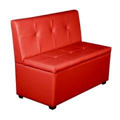 Кухонный диван Уют-1 (1000) Красный в Сысерти - sysert.mebel24.online | фото 1