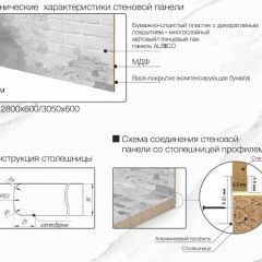 Кухонный фартук со столешницей (А-01) в едином стиле (3050 мм) в Сысерти - sysert.mebel24.online | фото 7