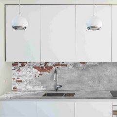 Кухонный фартук со столешницей (А-01) в едином стиле (3050 мм) в Сысерти - sysert.mebel24.online | фото 1