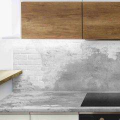 Кухонный фартук со столешницей (А-02) в едином стиле (3050 мм) в Сысерти - sysert.mebel24.online | фото