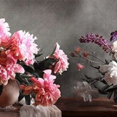 Кухонный фартук Цветы 316 МДФ матовый (3000) Flowers в Сысерти - sysert.mebel24.online | фото
