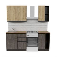 Кухонный гарнитур Адажио медиум 1400 мм в Сысерти - sysert.mebel24.online | фото 3