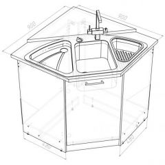 Кухонный гарнитур Адажио оптима 1800х2400 мм в Сысерти - sysert.mebel24.online | фото 18