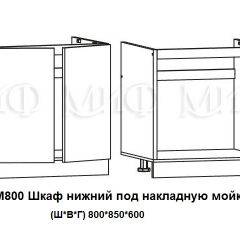 ЛИЗА-2 Кухонный гарнитур 1,6 Белый глянец холодный в Сысерти - sysert.mebel24.online | фото 6