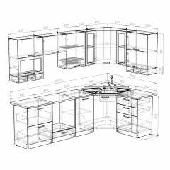Кухонный гарнитур Ника гранд оптима 1500*2600 в Сысерти - sysert.mebel24.online | фото 3
