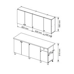 Кухонный гарнитур POINT 180 в Сысерти - sysert.mebel24.online | фото 11