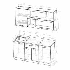 Кухонный гарнитур Полина стандарт 1600 в Сысерти - sysert.mebel24.online | фото 7