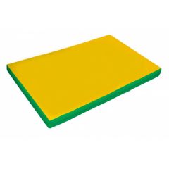 Мат гимнастический 2х1х0,1м цв. зеленый-желтый в Сысерти - sysert.mebel24.online | фото
