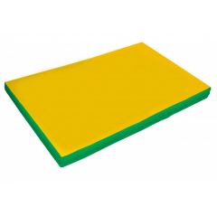 Мат гимнастический 2х1х0,05м цв. зеленый-желтый в Сысерти - sysert.mebel24.online | фото