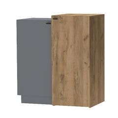 Модульная прихожая Квадро (ЛДСП дуб крафт золотой) в Сысерти - sysert.mebel24.online | фото 5