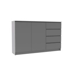 МОРИ МК 1600.1 Комод (графит) в Сысерти - sysert.mebel24.online | фото 2