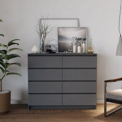 МОРИ МК 1200.8 Комод (графит) в Сысерти - sysert.mebel24.online | фото
