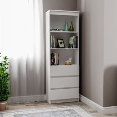 МОРИ МСТ 600.3 Стеллаж (белый) в Сысерти - sysert.mebel24.online | фото
