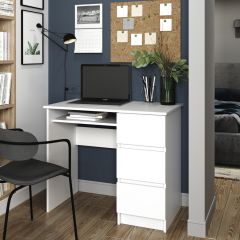 МОРИ МС-6 Стол ПРАВЫЙ (белый) в Сысерти - sysert.mebel24.online | фото