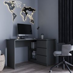 МОРИ МС-16 Стол угловой УНИ (графит) в Сысерти - sysert.mebel24.online | фото