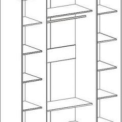 НИКОЛЬ МС Спальный гарнитур в Сысерти - sysert.mebel24.online | фото 7