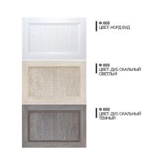 Обувница Комфорт Ф 003 Фасад 3D Бамбук (3 секции) в Сысерти - sysert.mebel24.online | фото 3