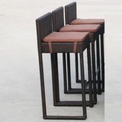 Плетеный барный стул Y390A-W63 Brown в Сысерти - sysert.mebel24.online | фото
