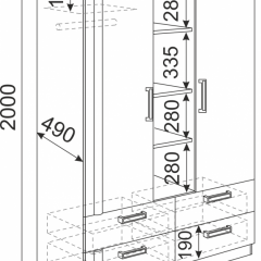 Подростковая Волкер (модульная) в Сысерти - sysert.mebel24.online | фото 11