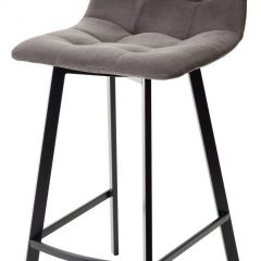 Полубарный стул CHILLI-QB SQUARE графит #14, велюр / черный каркас (H=66cm) М-City в Сысерти - sysert.mebel24.online | фото