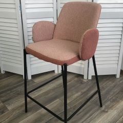 Полубарный стул NYX (H=65cm) VF109 розовый / VF110 брусничный М-City в Сысерти - sysert.mebel24.online | фото
