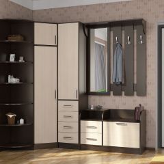 Прихожая ДИАНА-4 сек №5 (Венге/Дуб молочный) в Сысерти - sysert.mebel24.online | фото 3