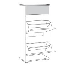 Прихожая Куба (модульная) в Сысерти - sysert.mebel24.online | фото 7