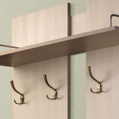 Прихожая Лира 1 Дуб нортон светлый в Сысерти - sysert.mebel24.online | фото 11