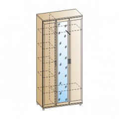 Прихожая Мелисса композиция 2 (Ясень Асахи) в Сысерти - sysert.mebel24.online | фото 2