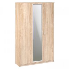 Шкаф 3-х створчатый Дуэт Люкс с зеркалом в Сысерти - sysert.mebel24.online | фото 3