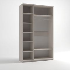 Шкаф 3-х створчатый Дуэт Люкс с зеркалом в Сысерти - sysert.mebel24.online | фото 7