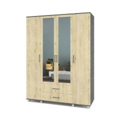 ЕВА Шкаф 4-х дверный Е43 в Сысерти - sysert.mebel24.online | фото 7