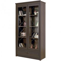 Шкаф для книг №667 "Флоренция" Дуб оксфорд в Сысерти - sysert.mebel24.online | фото