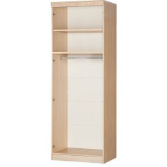 Шкаф для одежды №609 "Инна" Денвер светлый (*без полок) в Сысерти - sysert.mebel24.online | фото 3