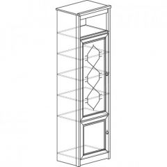 Шкаф для посуды №665 "Флоренция" Дуб оксфорд в Сысерти - sysert.mebel24.online | фото 2